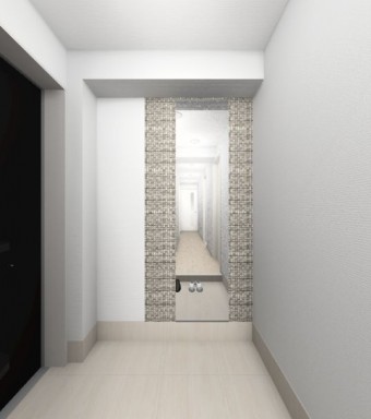 モザイクタイル・エコカラットでアクセント モザイクタイル・エコカラットでアクセント